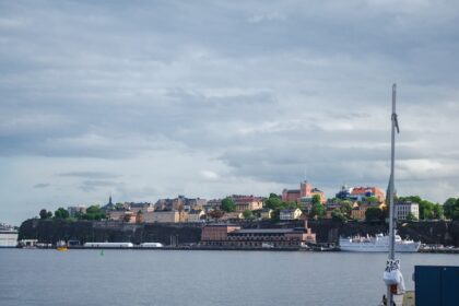 Bild på Stockholm från havet