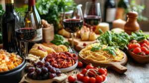 Italienska delikatesser och viner